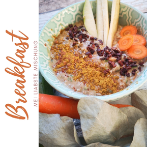 Veganes Karotten Schoko Porridge von Lisa Laber