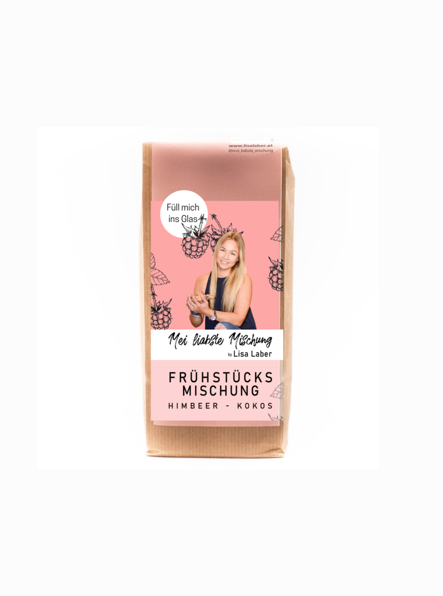 Frühstücksmischung Himbeer in der Packung
